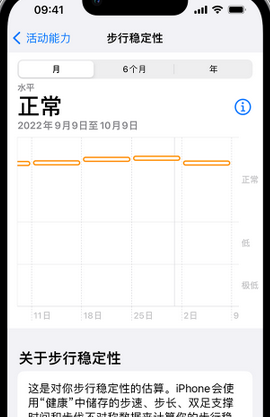 洪江iPhone手机维修如何在iPhone开启'步行稳定性通知'