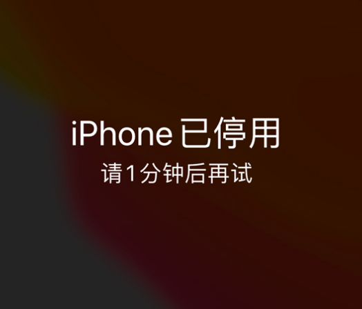 洪江苹果手机维修分享:iPhone 显示“不可用”或“已停用”怎么办？还能保留数据吗？ 